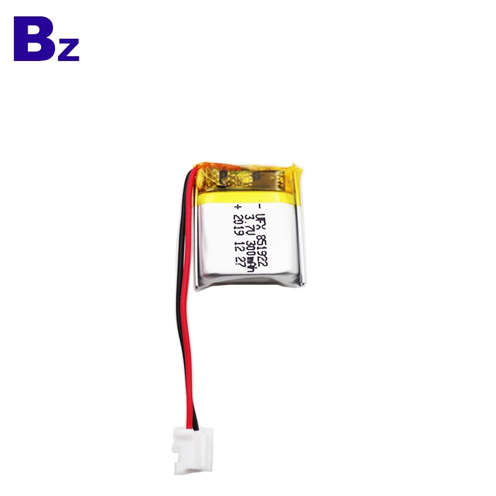 851922 300mAh 3.7V Li-Polymer Battery