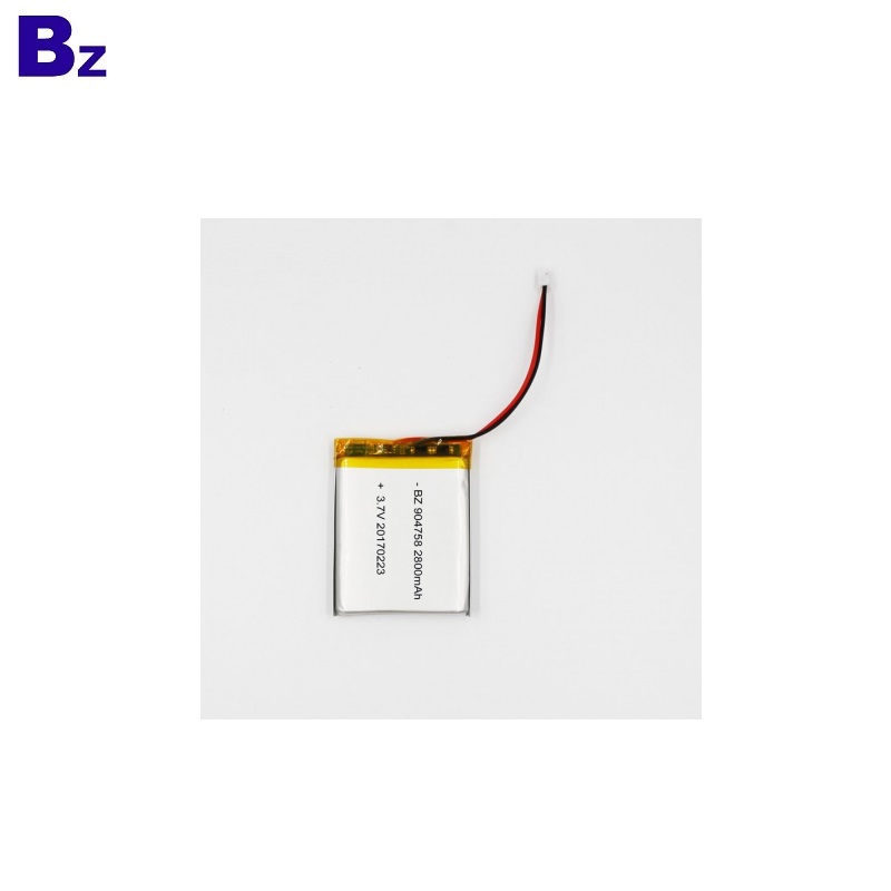 BZ 904758 3.7V 2800mAh Rechargeable LiPo Battery