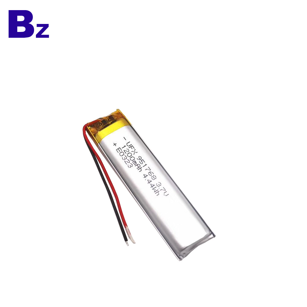 951768 3.7v 1200mAh Lithium Battery