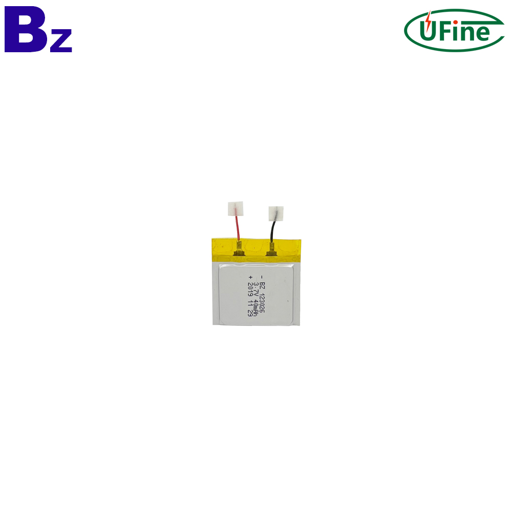 123026 3.7V 40mAh Li-polymer Battery