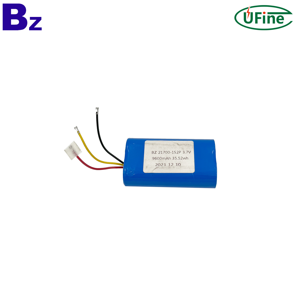 21700-2P 3.7V 9600mAh Cylindrical Battery Pack