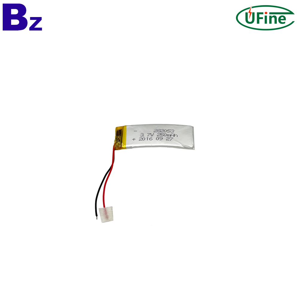 282053 3.7V 250mAh Li-polymer Battery