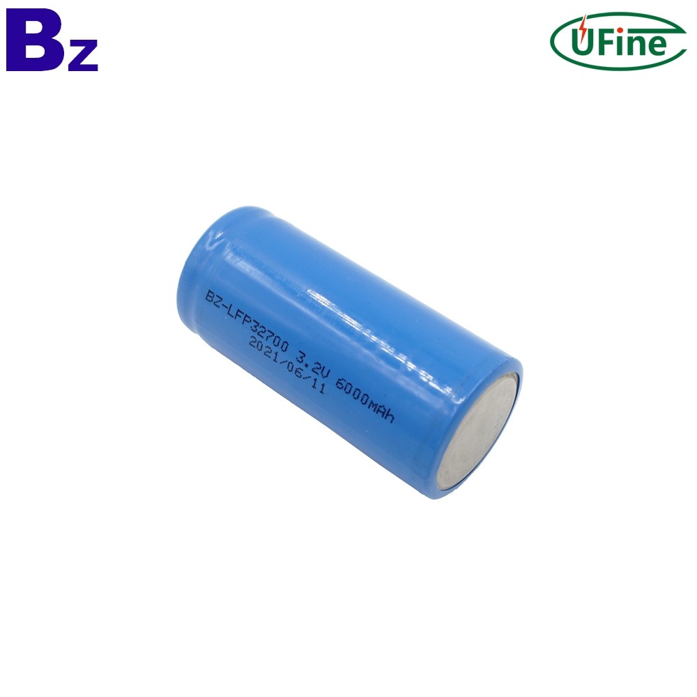 32700 3.2V 6000mAh Cylindrical LiFePO4 Battery