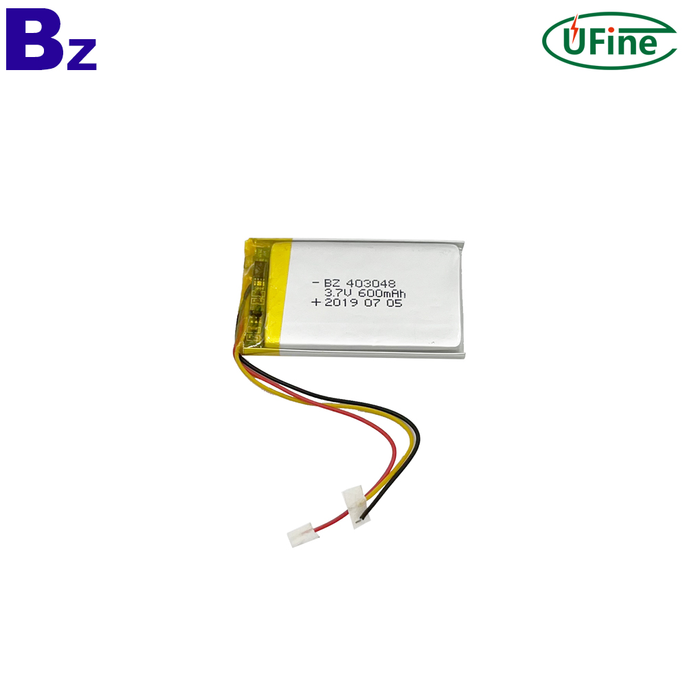 600mAh LED Light Rechargeable Battery