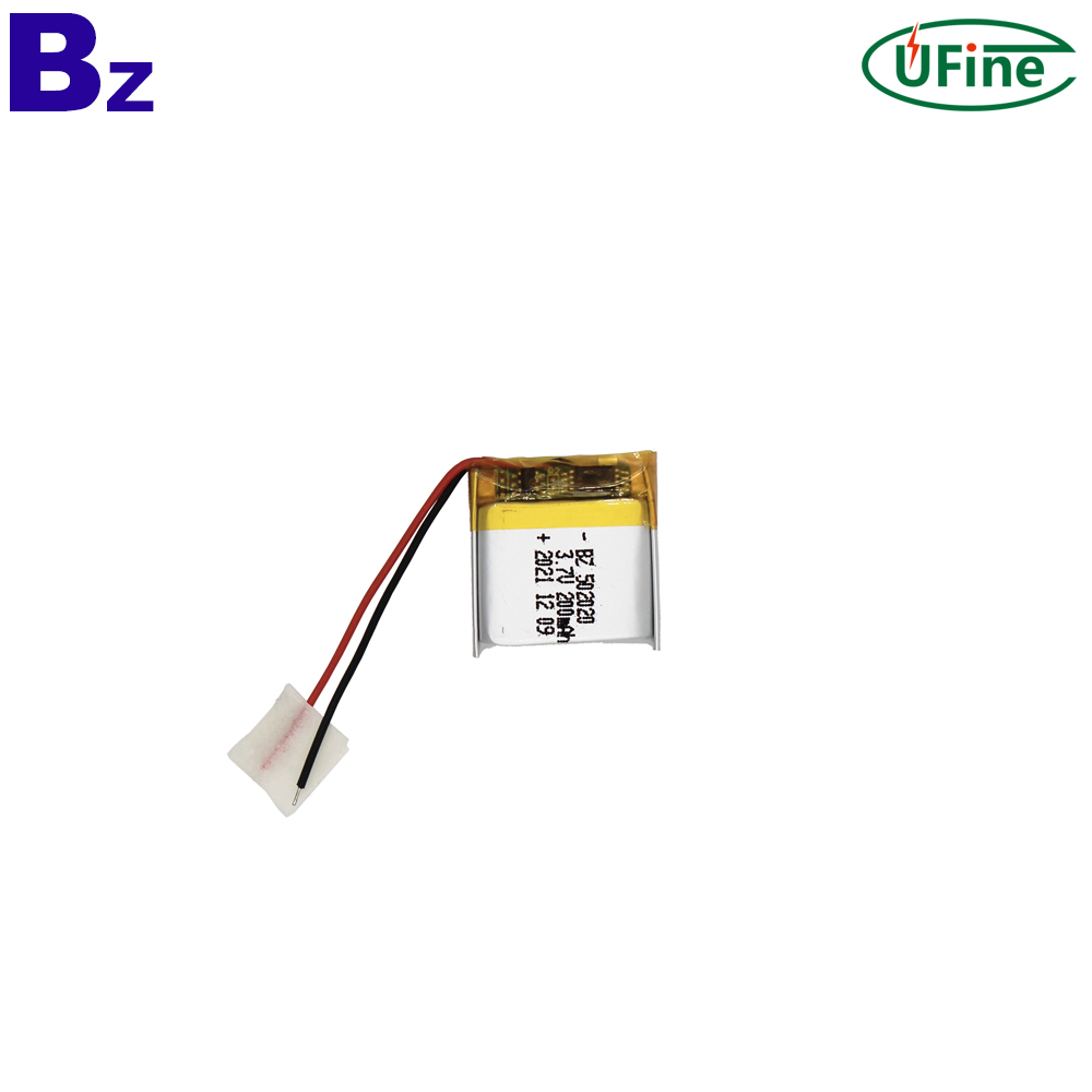 502020 3.7V 200mAh Lithium-ion Battery