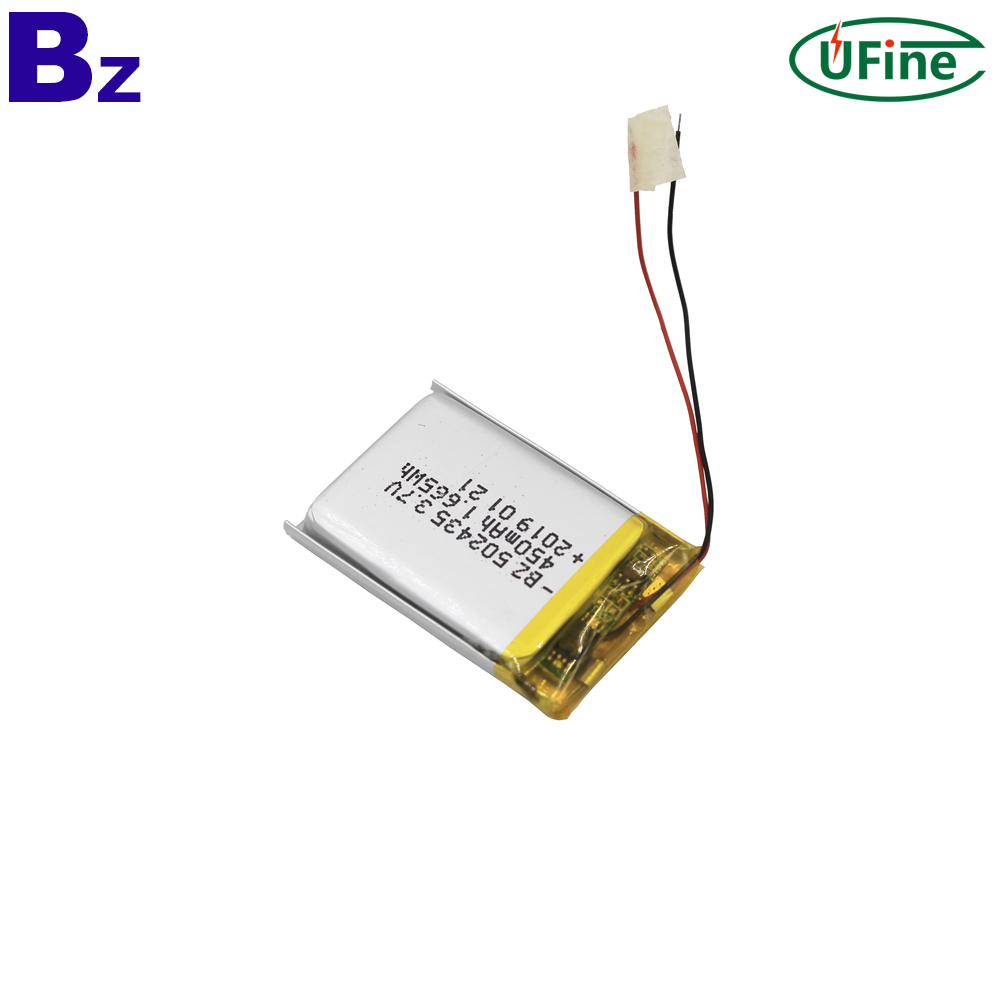 450mAh Battery for Infrared Thermometer