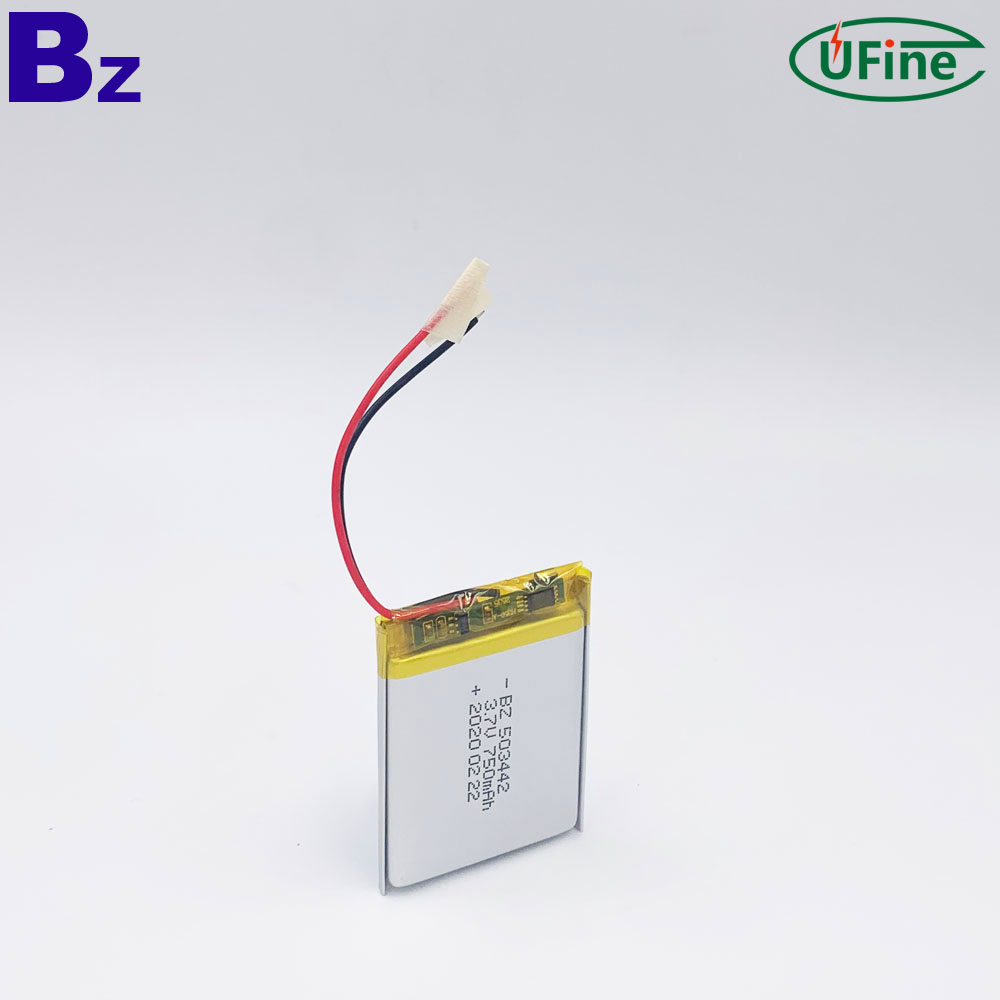 750mAh Rechargeable GPS Tracker Lipo Battery