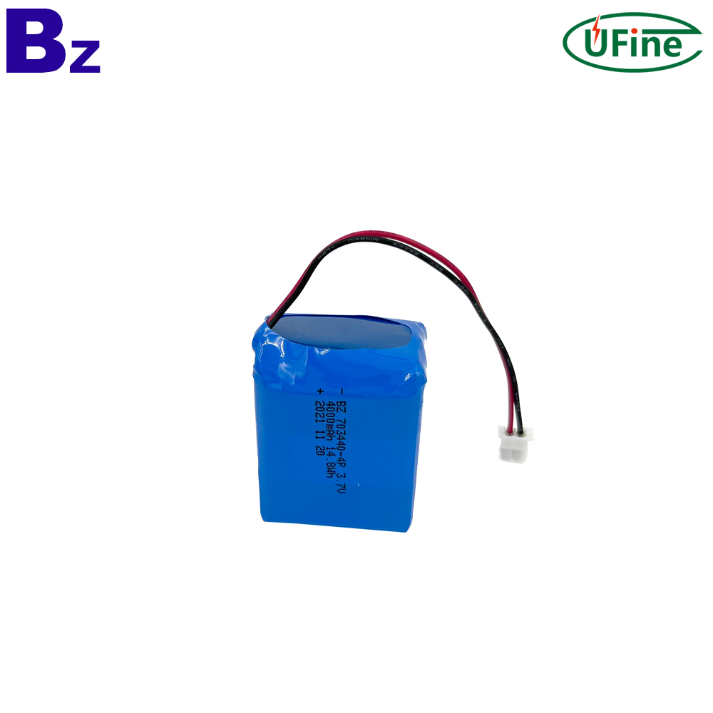 703440-4P 3.7V 4000mAh Lipo Battery Pack