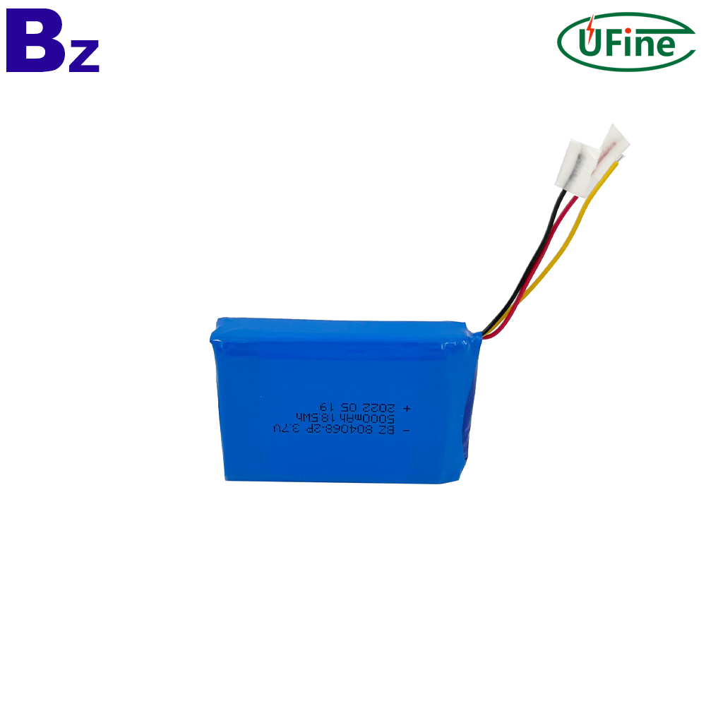 804068-2P 3.7V 5000mAh Rechargable Battery Pack