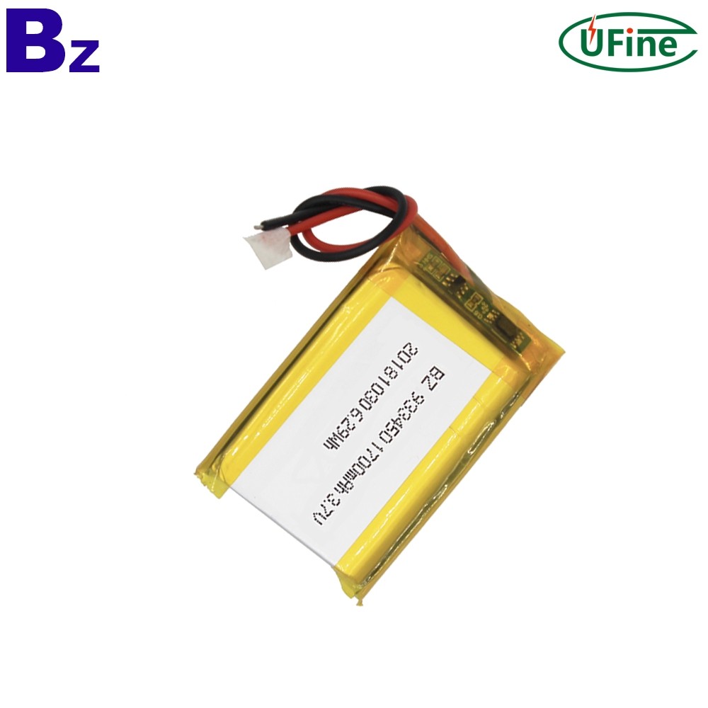 933450 1700mAh 3.7V Li-po Batteries