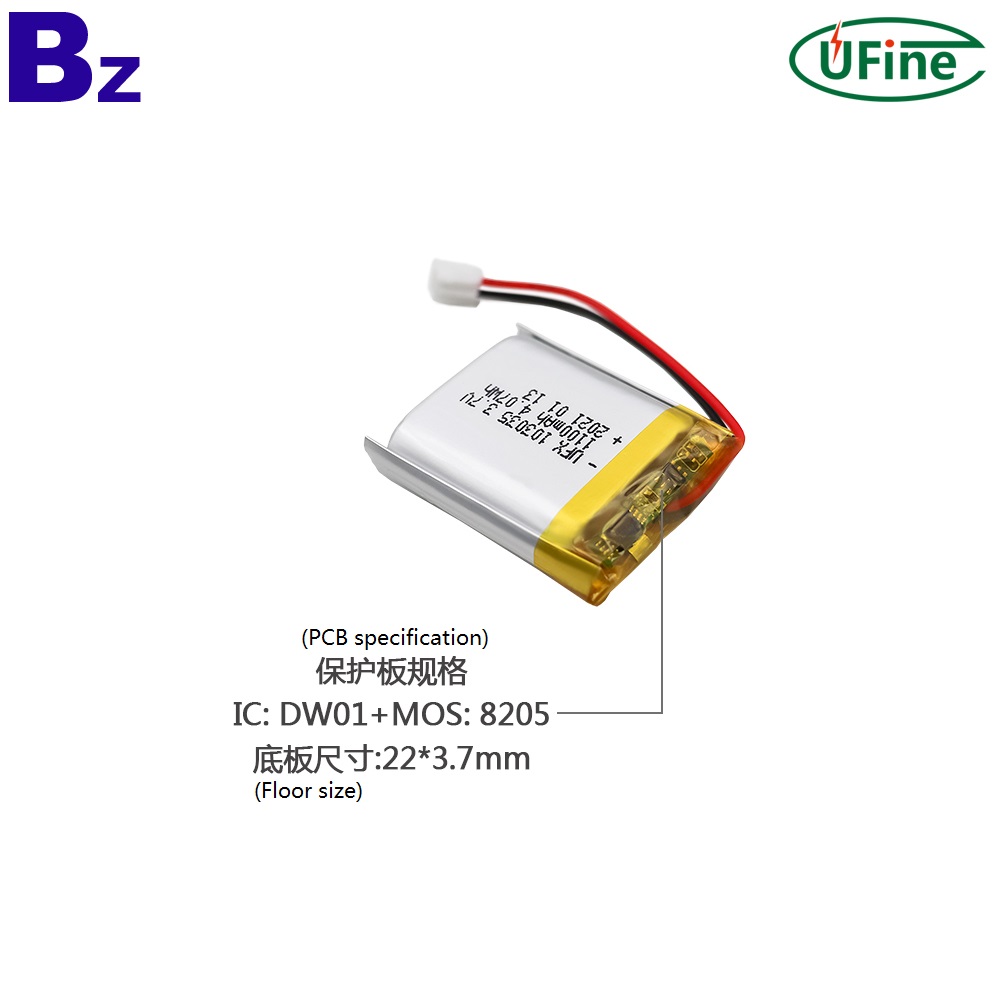 Factory Best Price 1100mAh Li-polymer Battery