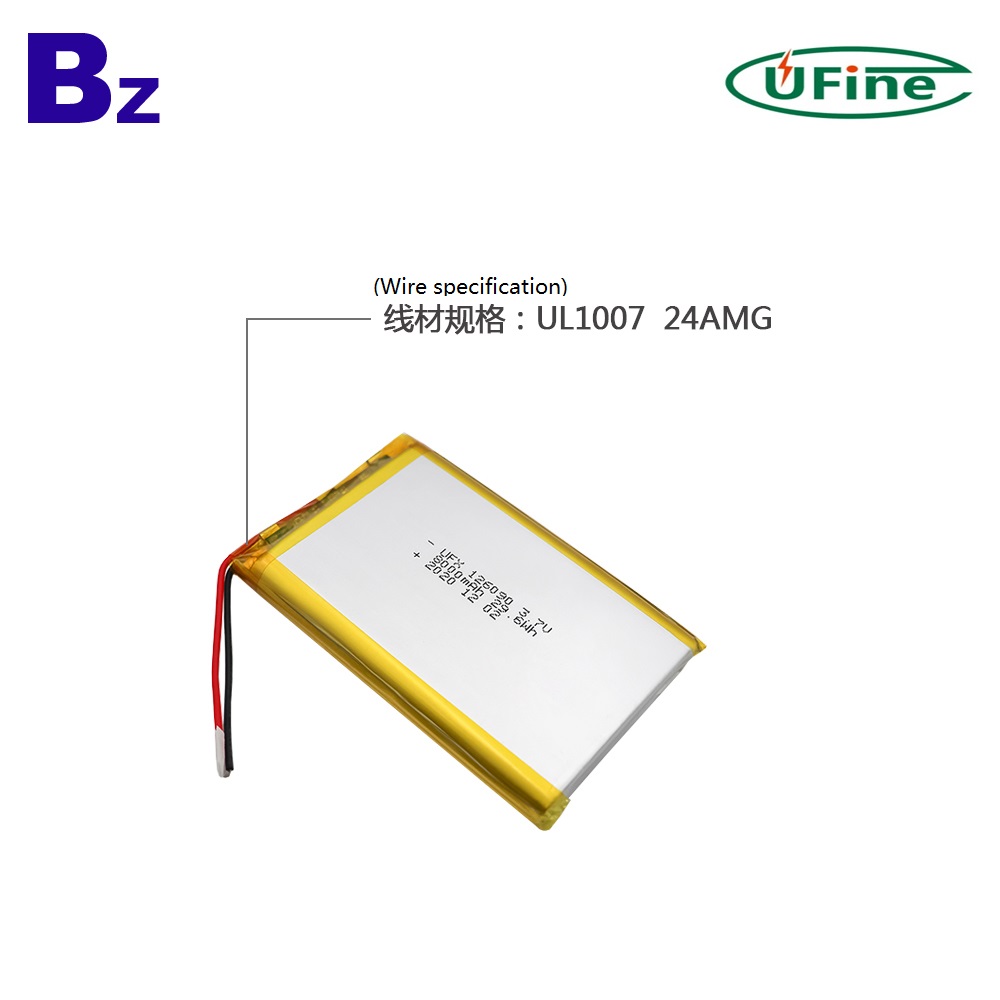 126090 8000mAh 3.7V Lithium Polymer Battery