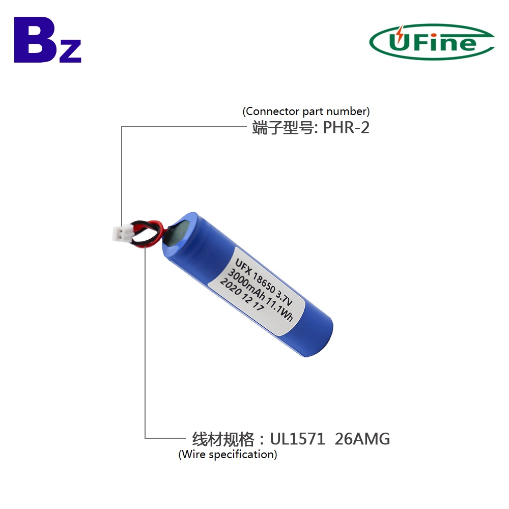 3000mAh Eye Protection Equipment Cylindrical Battery