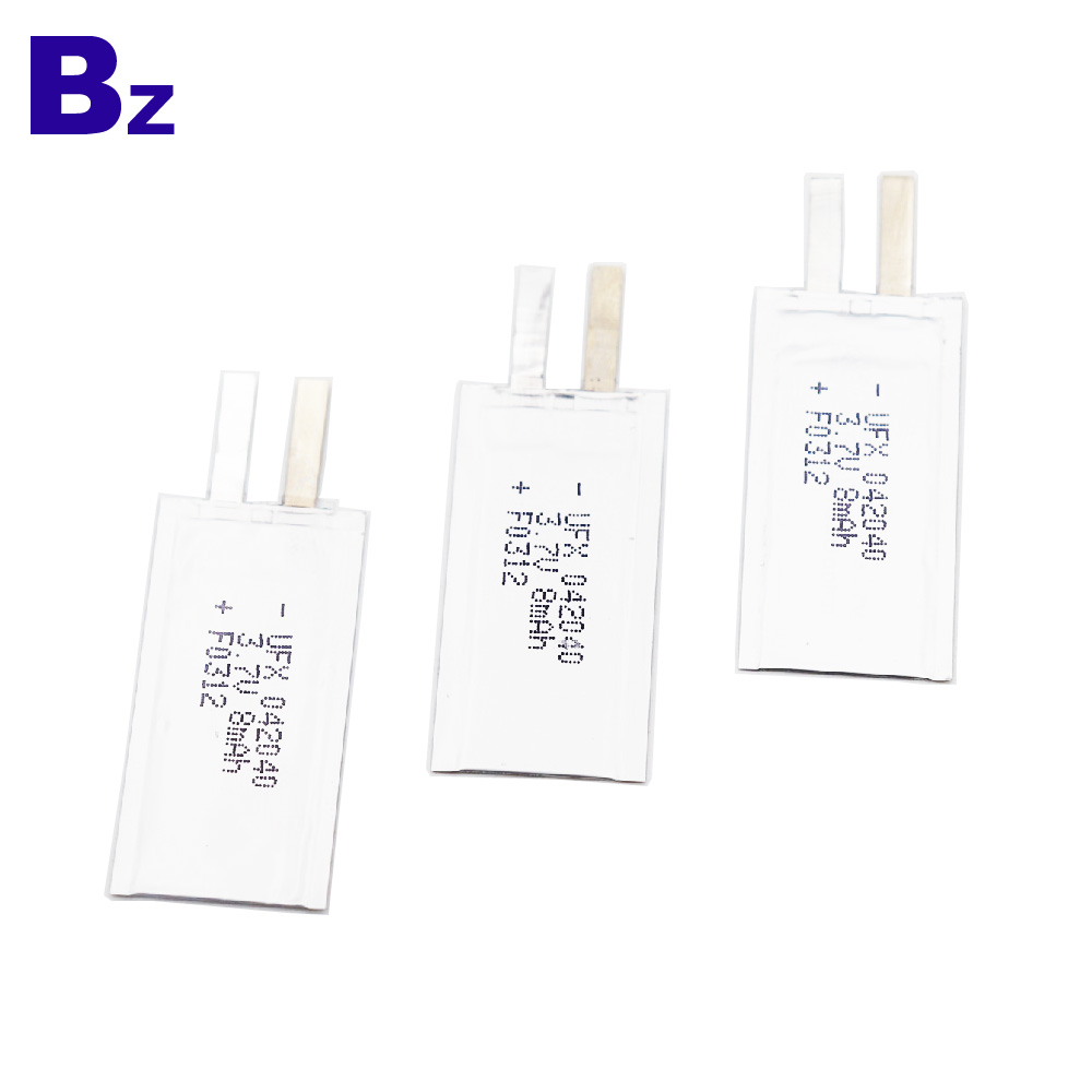 high-quality ultra-thin 8mAh lipo Battery