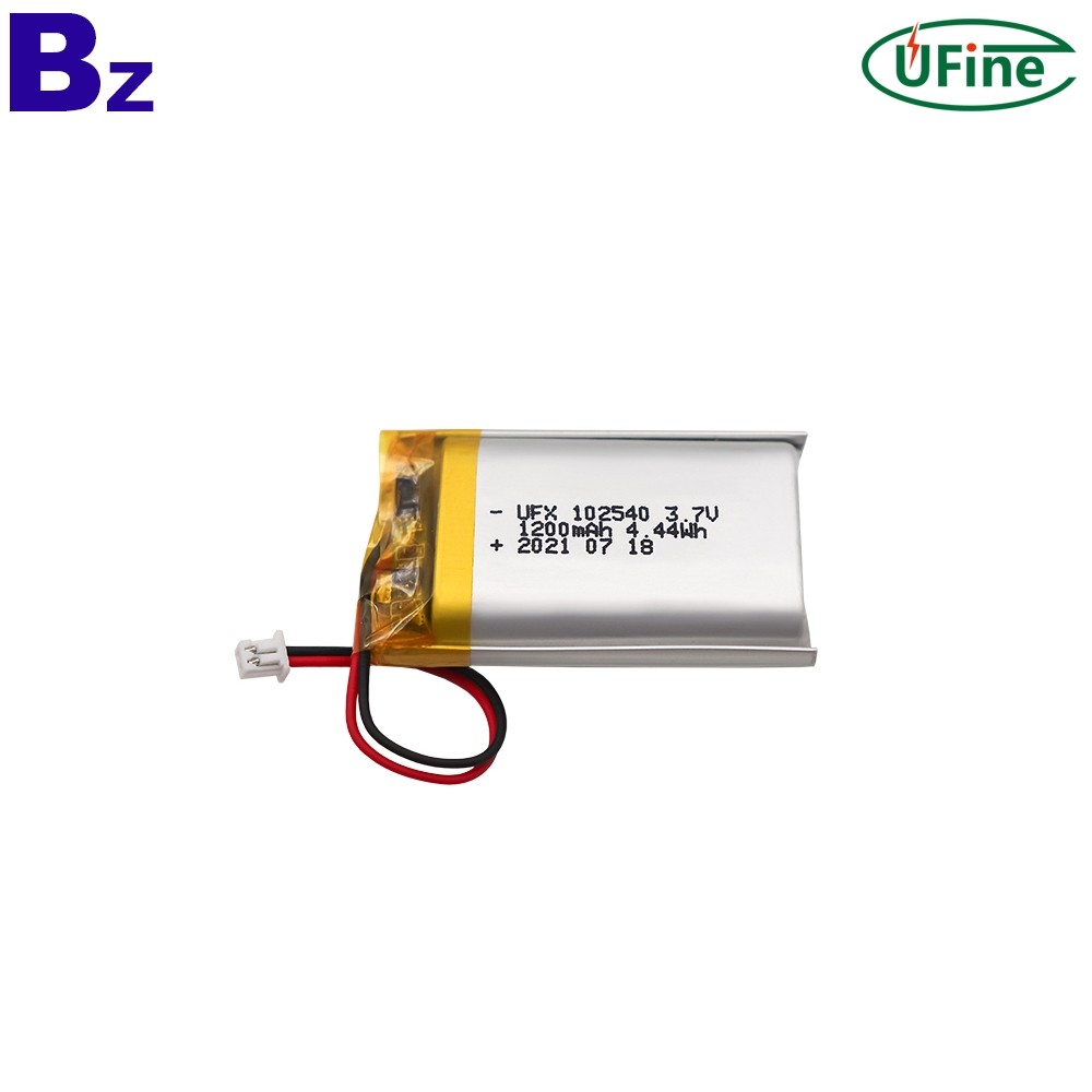 102540 1200mAh 3.7V LI-po Batteries