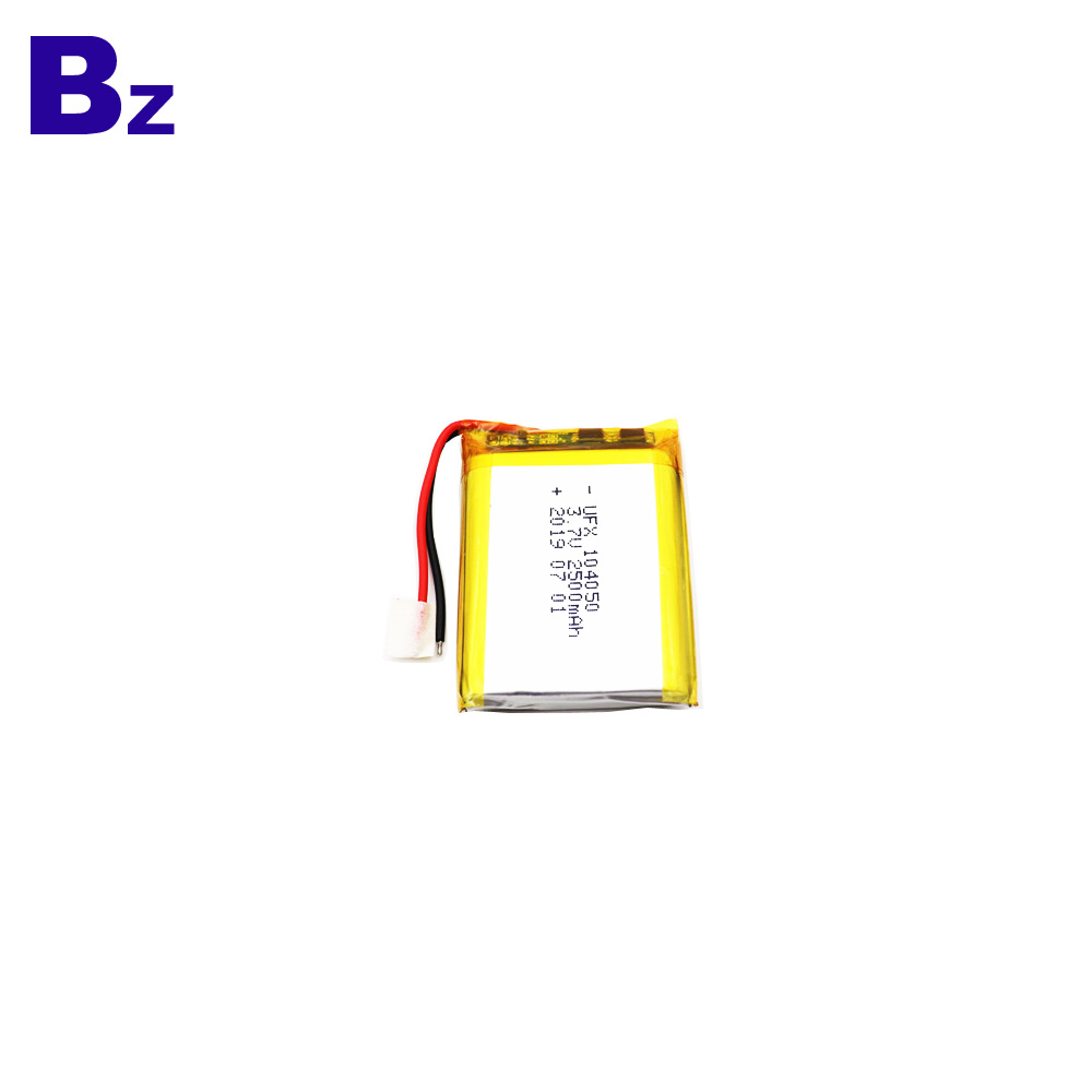 104050 2500mAh 3.7V Li Polymer Battery