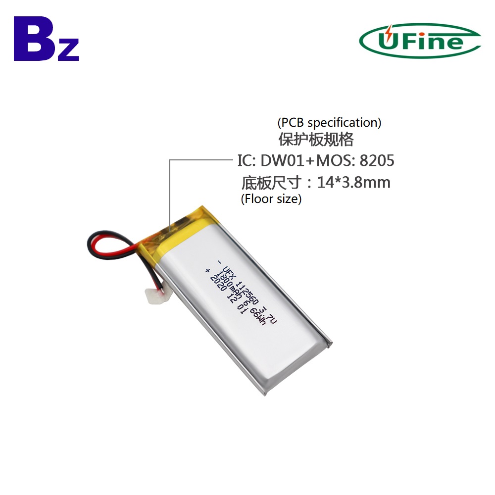 112560 1800mAh 3.7V Li-Polymer Battery