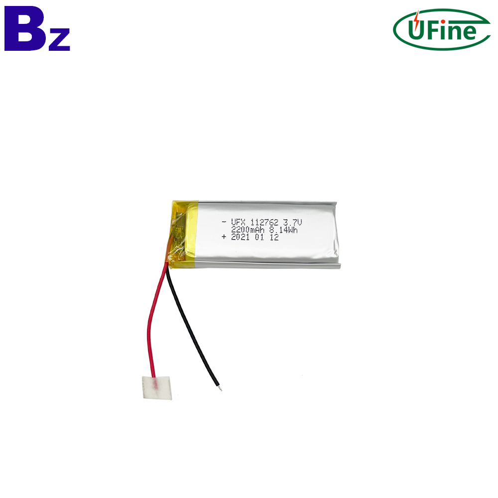 112762 3.7V 2200mAh Li-polymer Battery