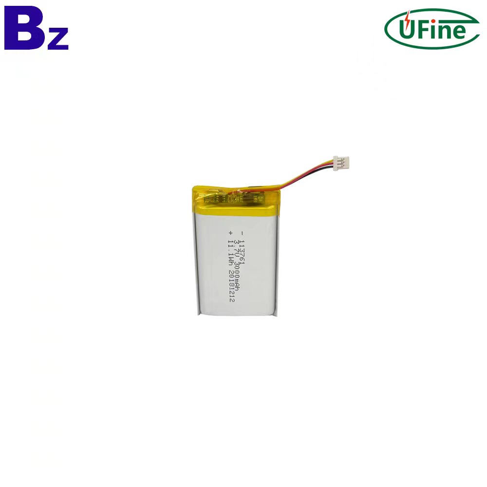 113761 3.7V 3000mAh Li-polymer Battery