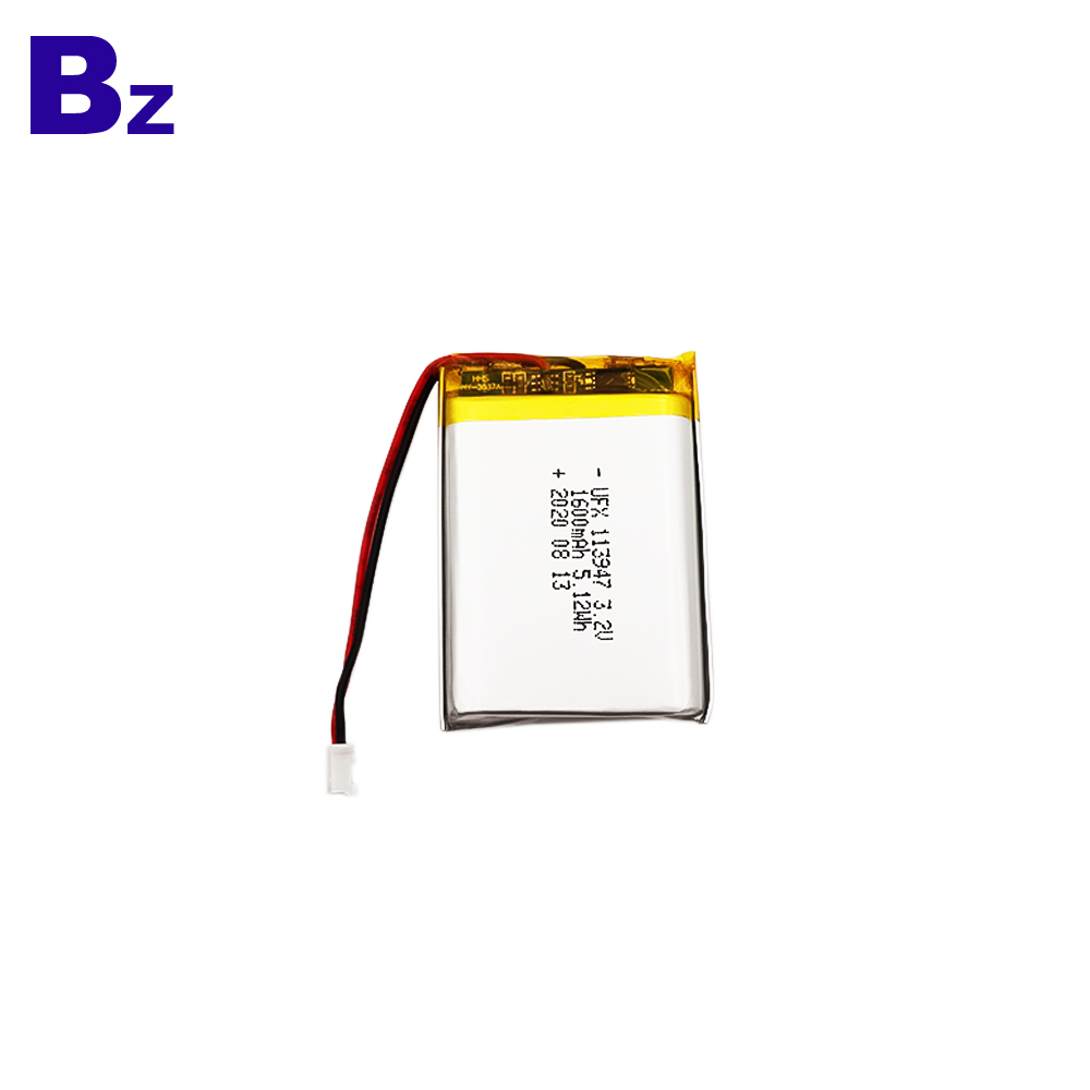 113947 1600mAh 3.2V LiFePO4 Battery