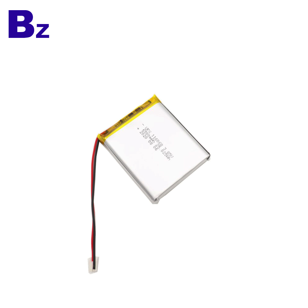 116068 6500mAh 3.7V Li-Polymer Battery