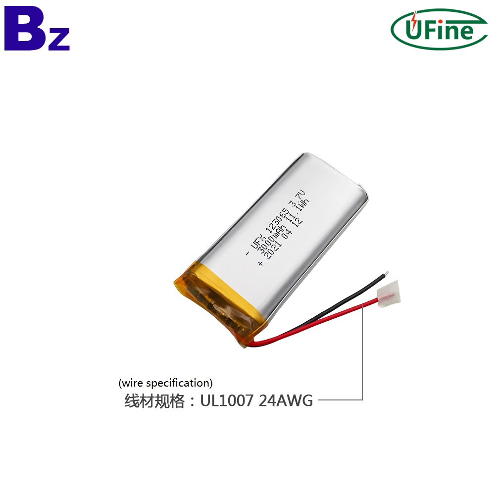 3000mAh Tire Pressure Detector Li-polymer Battery