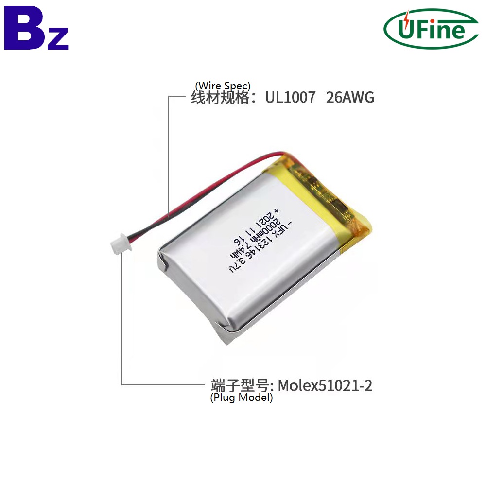 2000mAh Gateway Alarm Battery