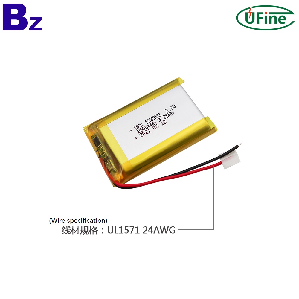 Shenzhen Lowest Price 2500mAh Li-Polymer Battery