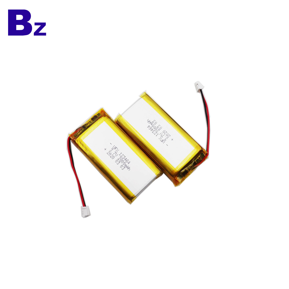 123464 2800mAh 3.7V Lipo Battery