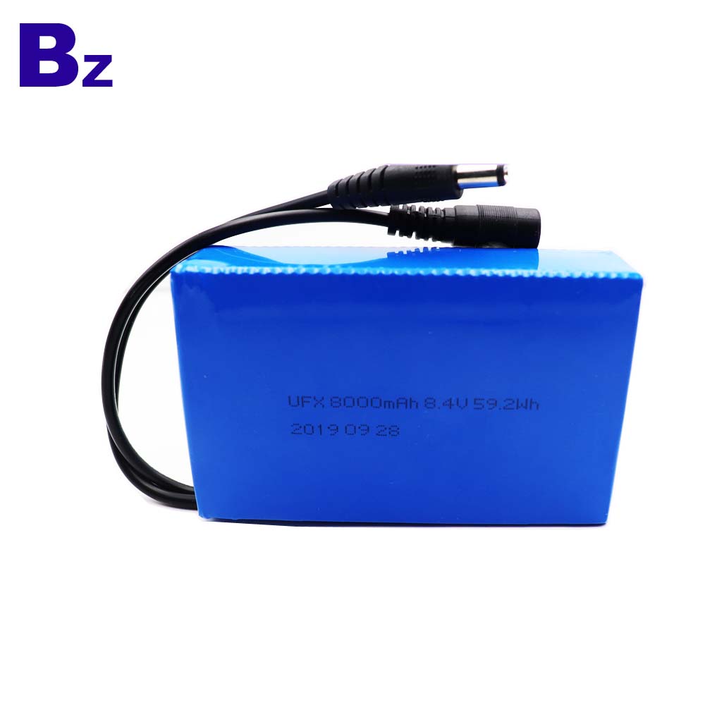 8000mAh Shared Escort Bed Rechargeable Lipo Battery