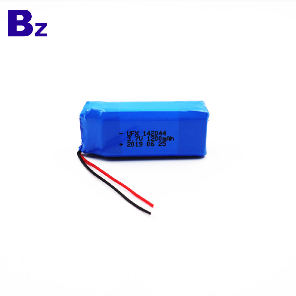 142044 1200mAh 3.7V Li Polymer Battery 