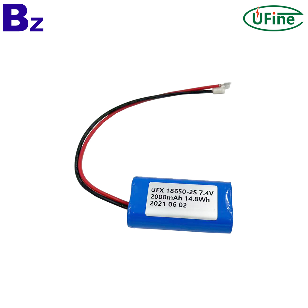 Chinese Li-ion Cell Factory Supply 7.4V Battery Pack