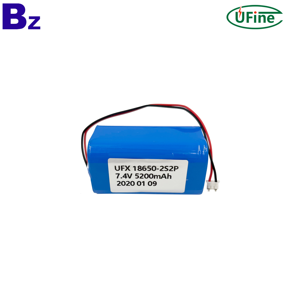 18650-2S2P 7.4V 5200mAh Cylindrical Battery Pack