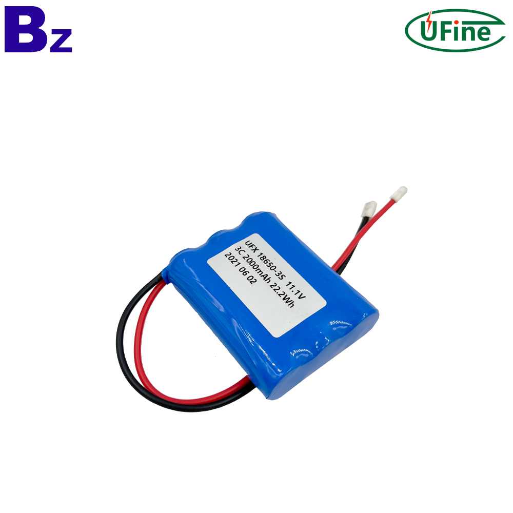 Li-ion Cell Manufacturer Custom 11.1V Battery Pack