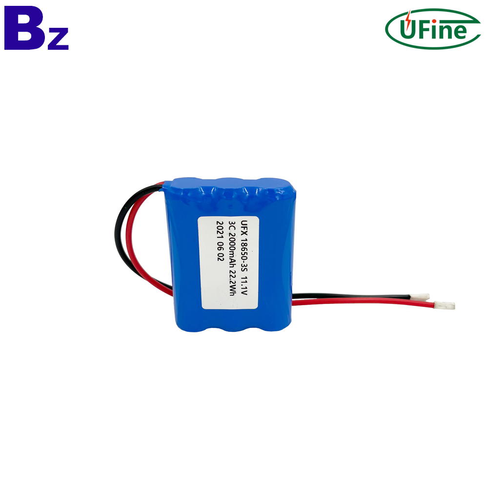 18650-3S 11.1V 3C Discharge Cylindrical Battery Pack