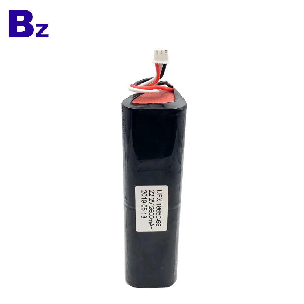 18650-6S 2600mAh 22.2V Lithium-ion Battery