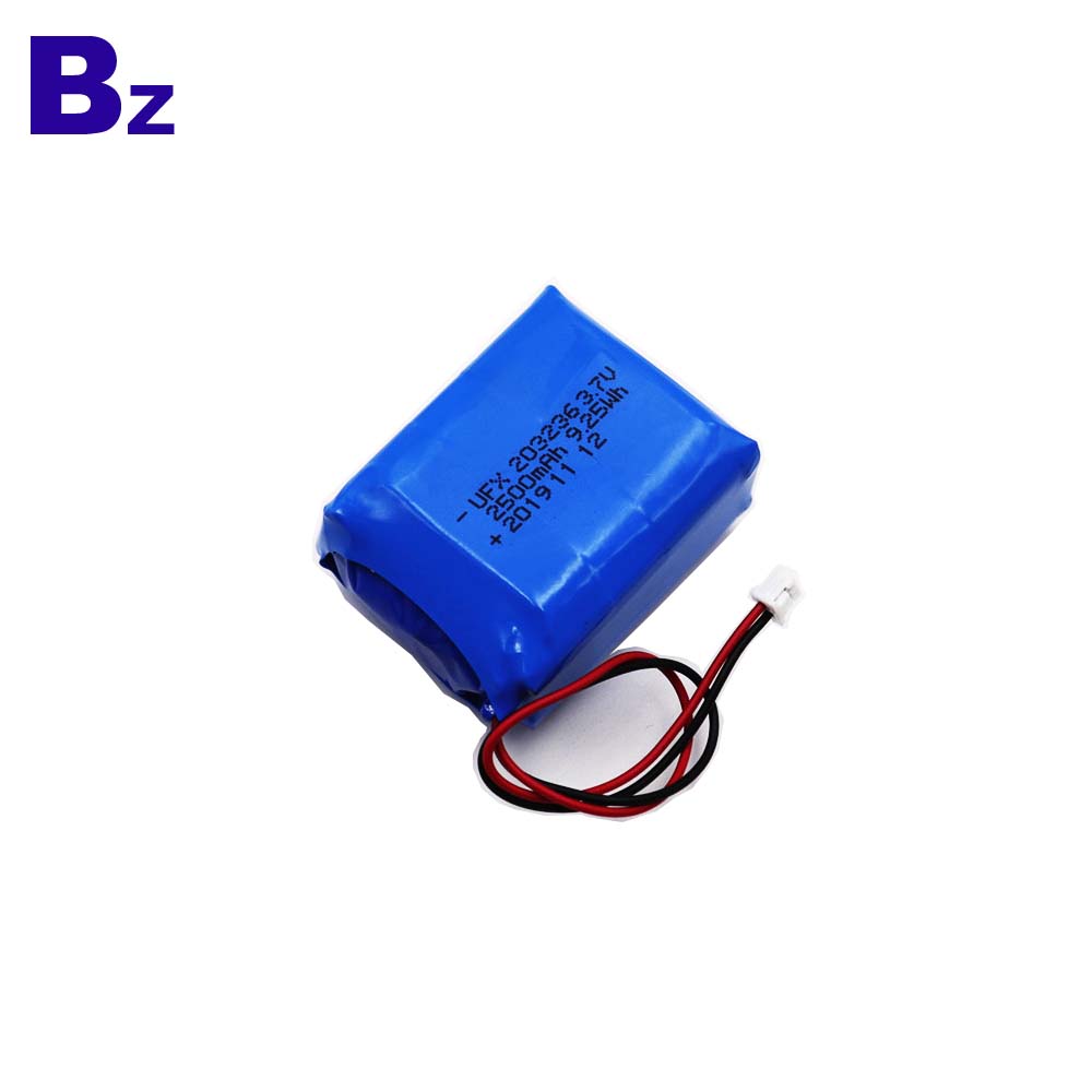 203236-2P 3.7V 2500mAh Lipo Battery 