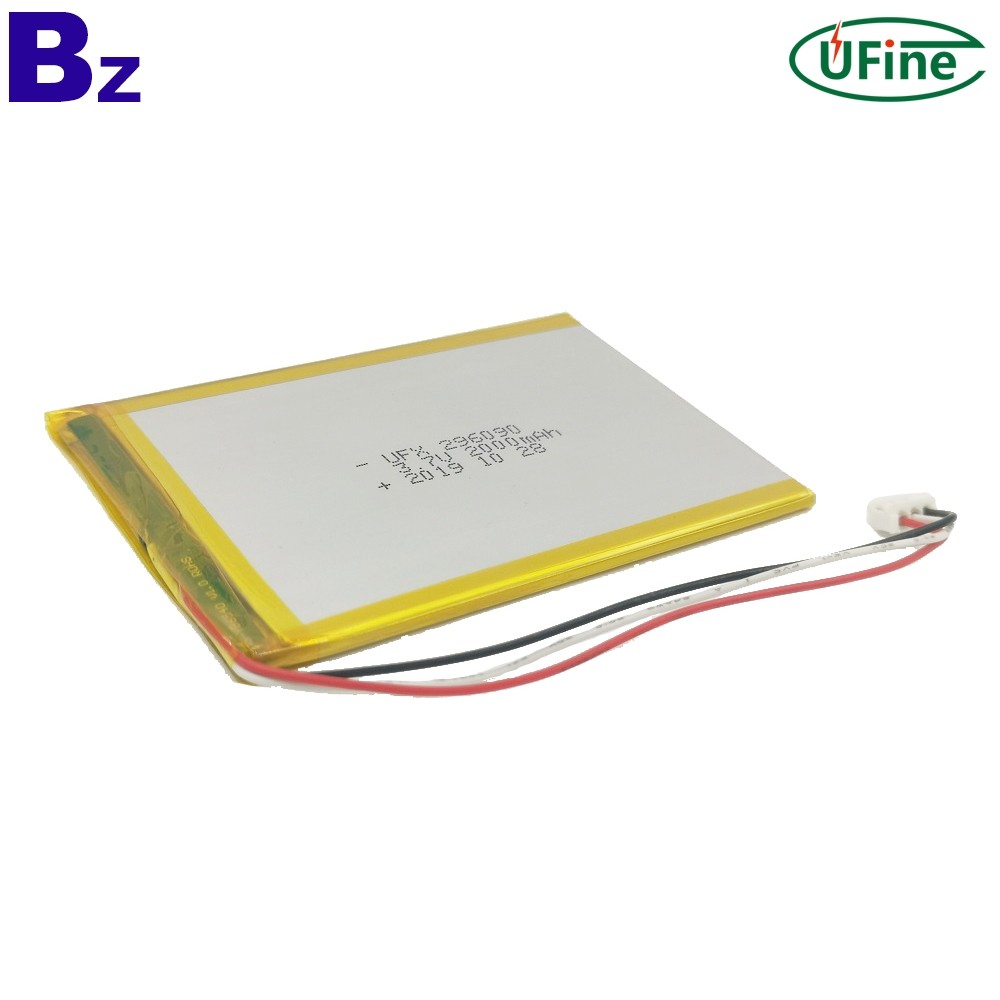 296090 2000mAh 3.7V Lithium Polymer Battery