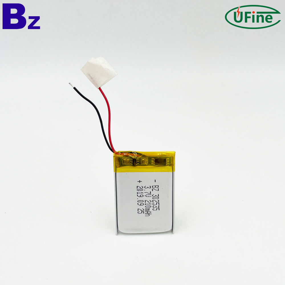 302535 3.7V 210mAh Lithium Polymer Battery