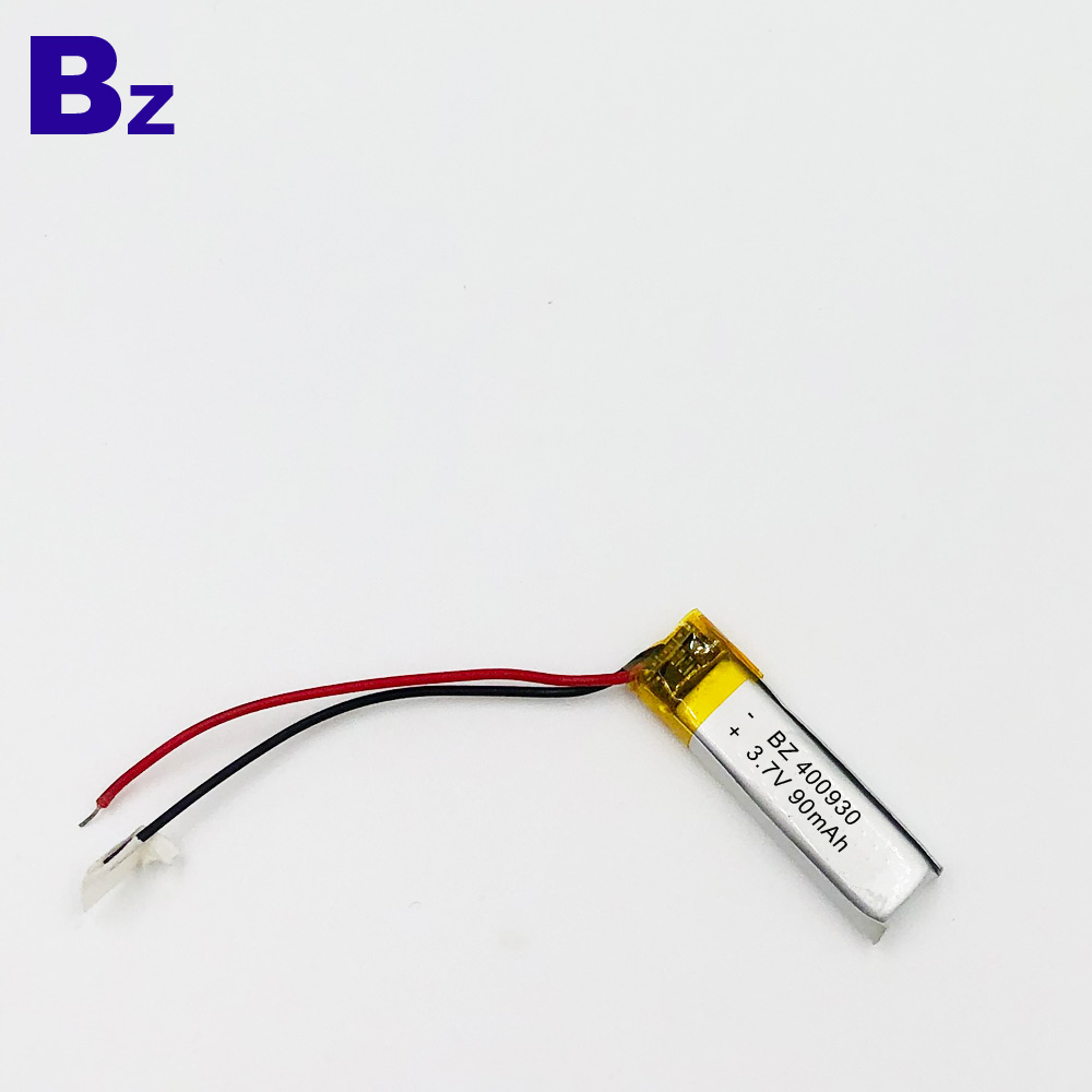 400930 90mAh 3.7V Li-Polymer Battery