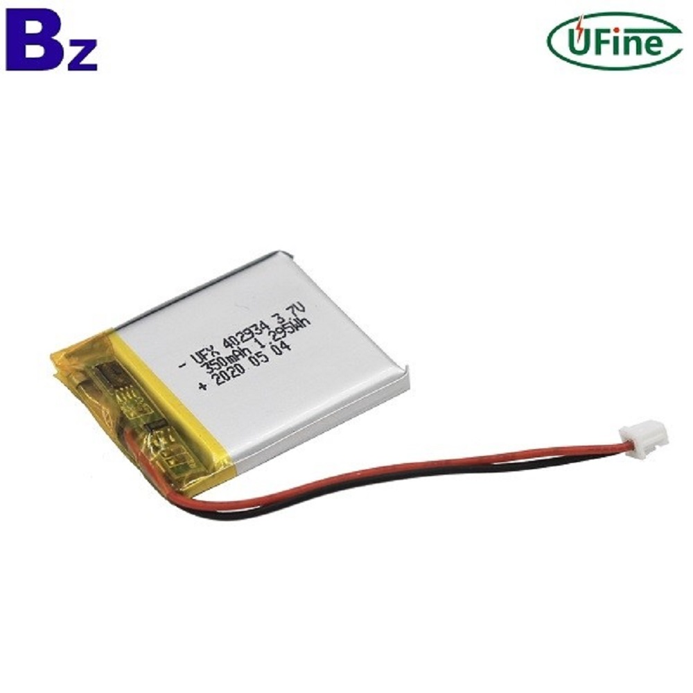 Customized 350mAh Lithium Polymer Battery