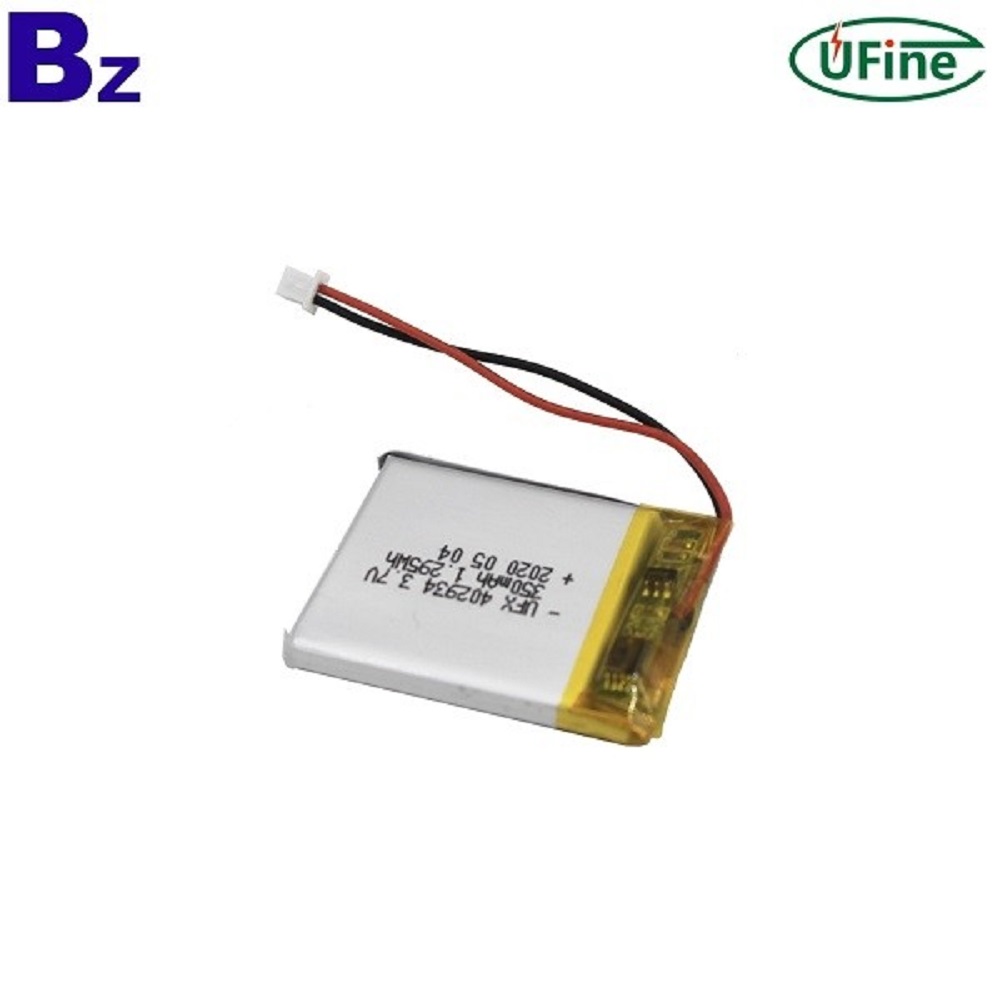 402934 350mAh 3.7V Li-po Batteries