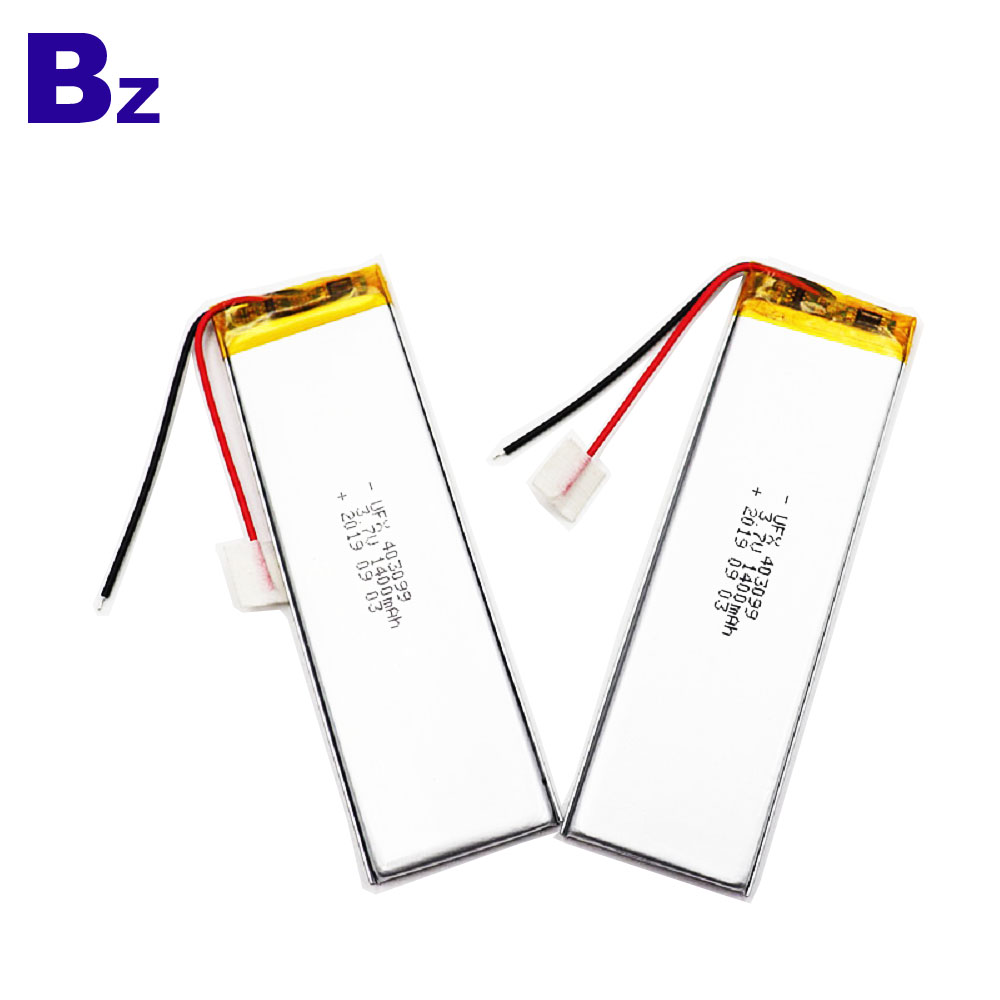 403099 1400mAh 3.7V Li-Polymer Battery