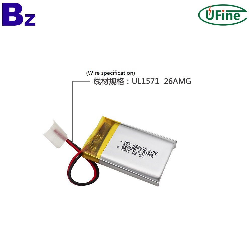 220mAh Rechargeable Shaver Lipo Battery 