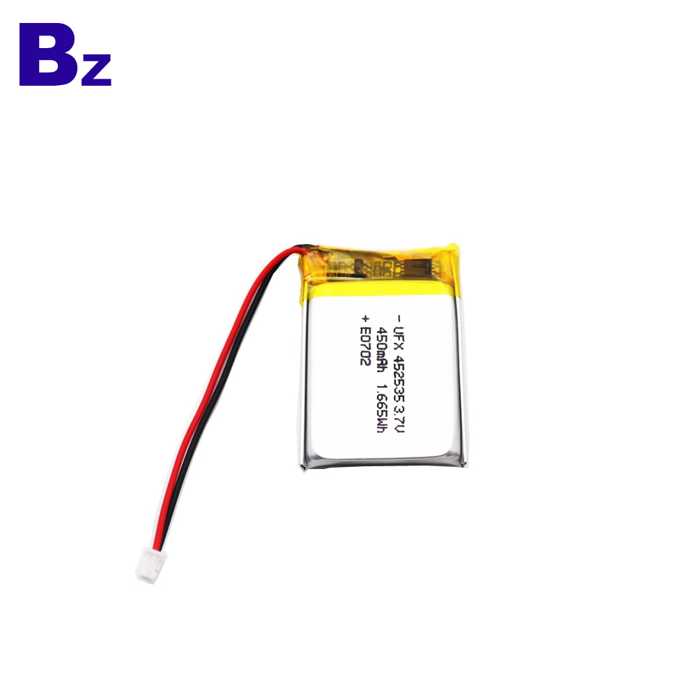 450mAh Lipo Battery For Monitor Device 