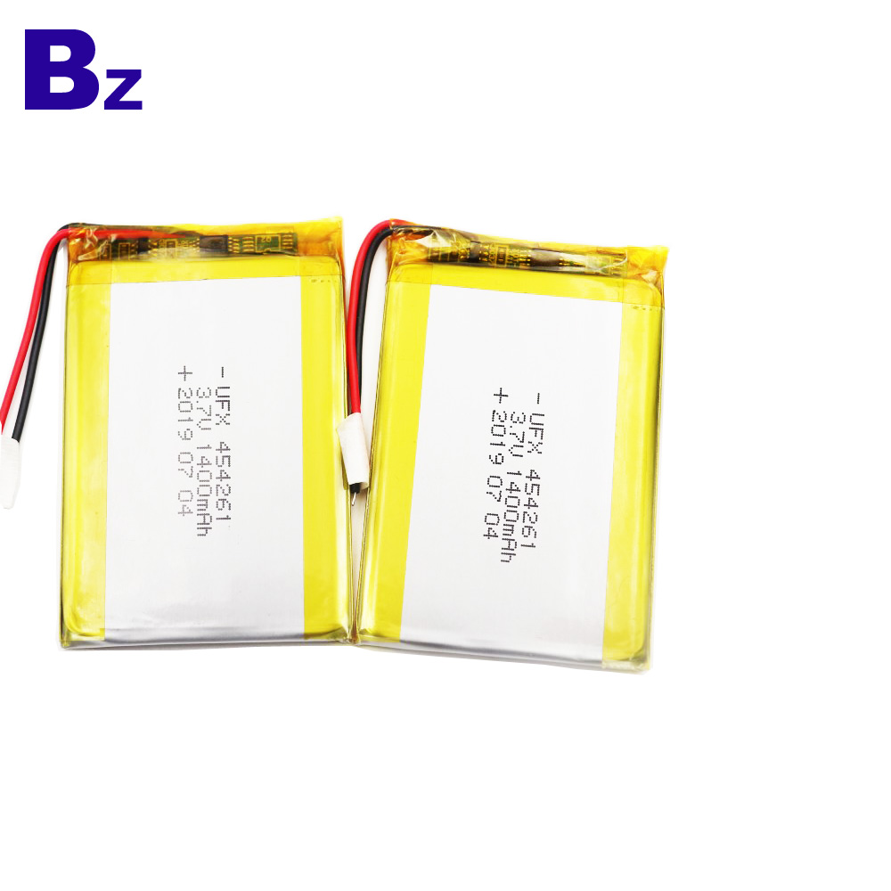 1400mAh  Li Polymer Battery With Wire