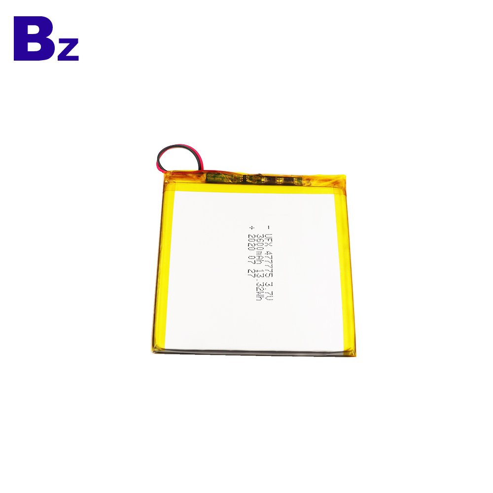 477775 3600mAh 3.7V Lithium Polymer Battery 