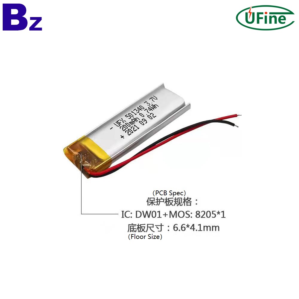 China Best Lithium-ion Cell Manufacturer Supply 200mAh Battery