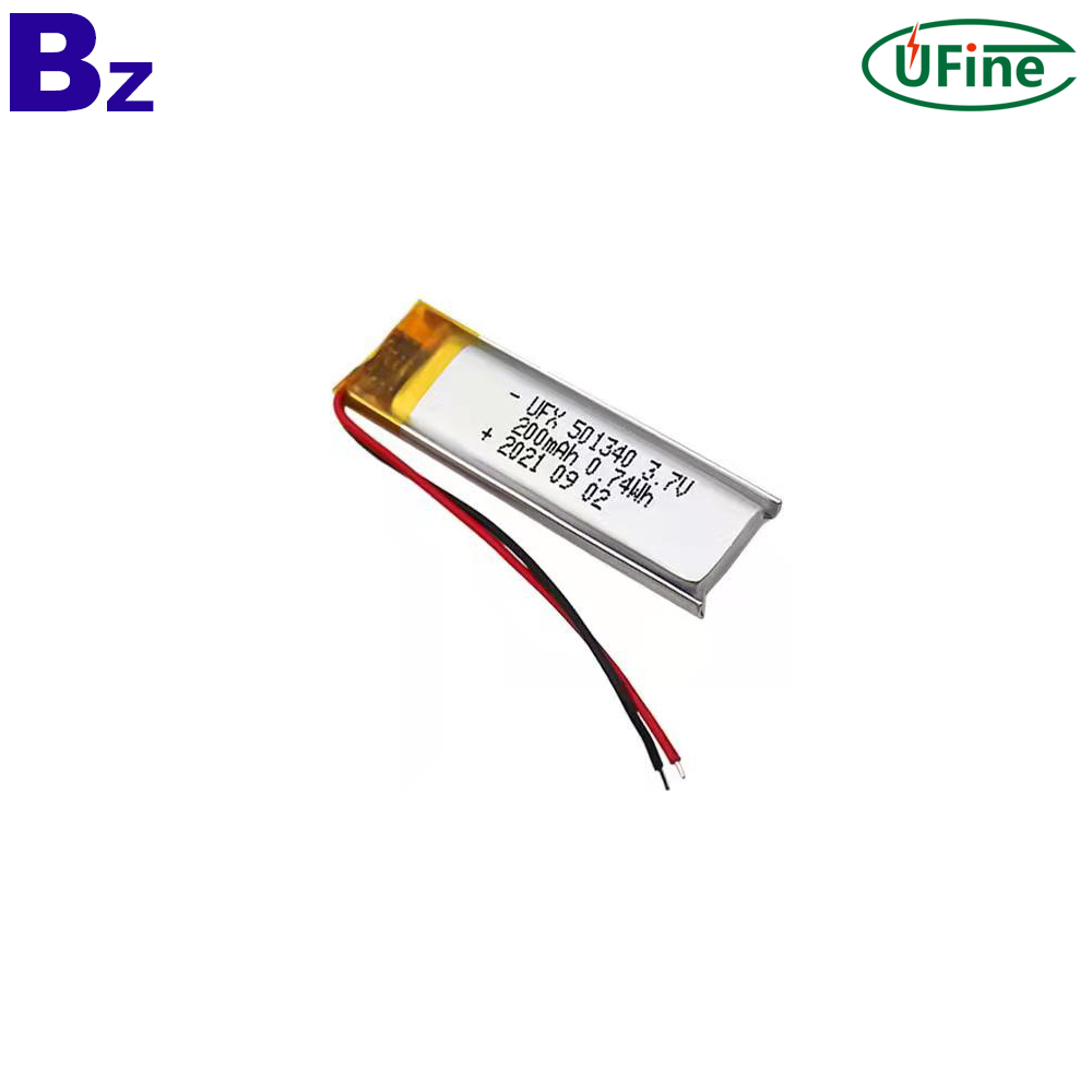 501340 3.7V 200mAh Lipo Battery