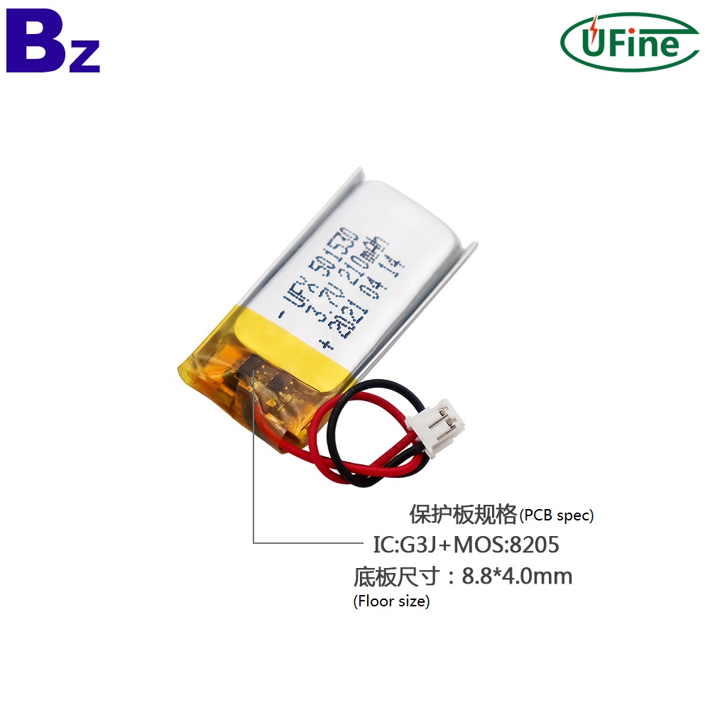 China Manufacturer Wholesale 210mAh Lipo Battery